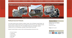 Desktop Screenshot of flatheadconcrete.com
