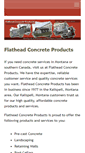 Mobile Screenshot of flatheadconcrete.com